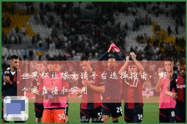 世界杯让球竞猜平台选择指南，哪个更靠谱和实用